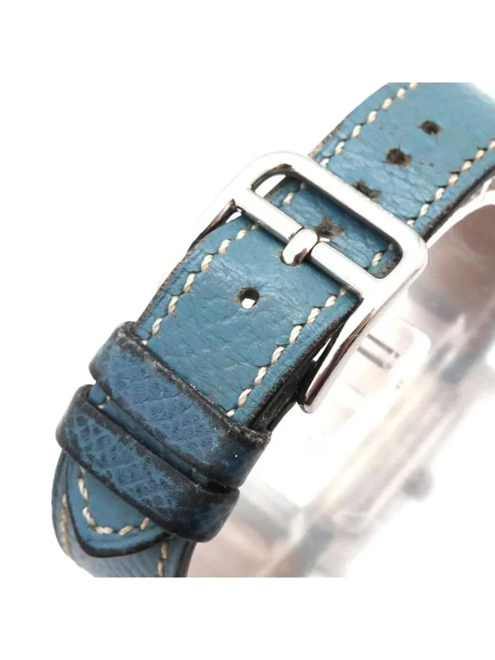 Hermes H Watch Blue Quartz